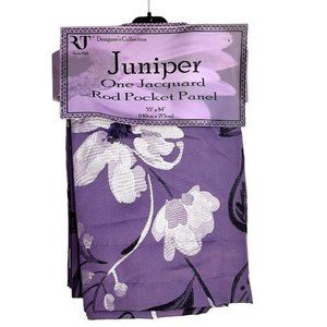 Juniper Purple Violet One Jacquad Rod Pocket Panel 55x84